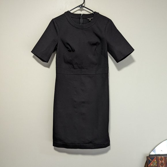 Banana Republic Bi-Stretch Sheath Dress in Black - Picture 4 of 7